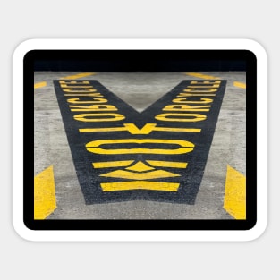 Motorcycle Parking Only Sticker